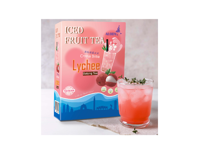 Lychee Oolong Tea w/ Crystal Boba 5