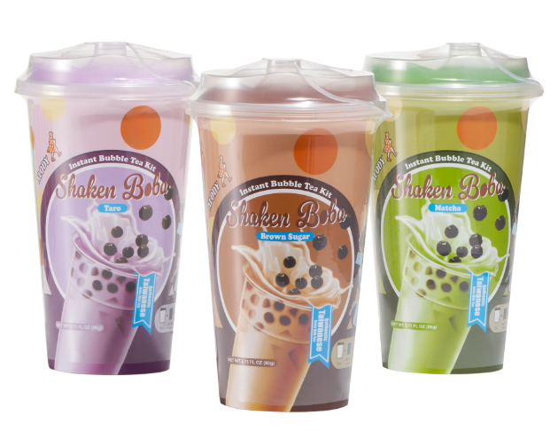 Instant milk tea kit Shaken Boba/ Taro 5