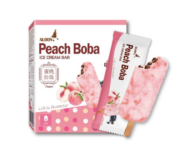 ALODY Peach Boba Ice cream bar 5