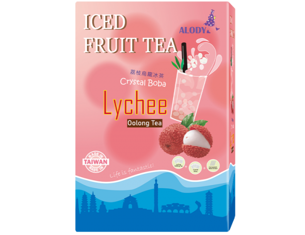Lychee Oolong Tea w/ Crystal Boba 2