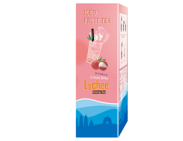 Lychee Oolong Tea w/ Crystal Boba 3