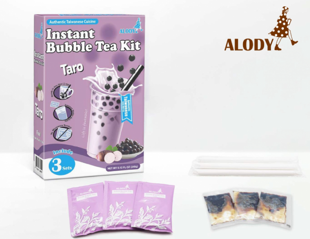 Instant Bubble Tea Kit /Taro 3