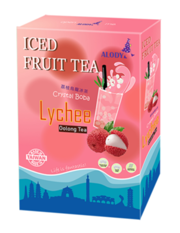 Lychee Oolong Tea w/ Crystal Boba