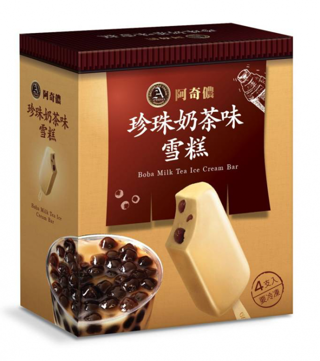 Achino Boba Milk Tea Ice Cream Bar
